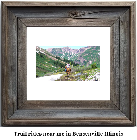 trail rides near me in Bensenville, Illinois